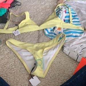NWT YELLOW BIKINI FROM ASOS